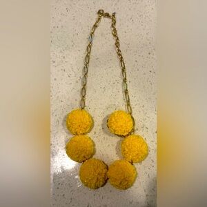 Talbots Yellow Floral Necklace